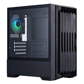 Корпус 1STPLAYER BULLET HUNTER H2 ARGB Black / mATX / 4x120mm ARGB fans / H2-BK-4F7