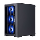 Корпус 1STPLAYER BULLET HUNTER H2 ARGB Black / mATX / 4x120mm ARGB fans / H2-BK-4F7
