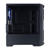 Корпус 1STPLAYER BULLET HUNTER H2 ARGB Black / mATX / 4x120mm ARGB fans / H2-BK-4F7