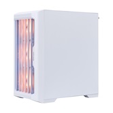 Корпус 1STPLAYER BULLET HUNTER H2 ARGB White / mATX / 4x120mm ARGB fans / H2-WH-4F7-W