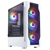 Корпус 1STPLAYER DK D4 White / ATX / 4x120mm FRGB fans / D4-WH-4F1