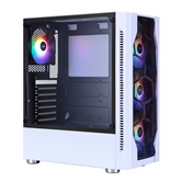 Корпус 1STPLAYER DK D4 White / ATX / 4x120mm FRGB fans / D4-WH-4F1