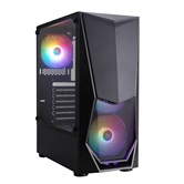 Корпус 1STPLAYER DK DK-3 Black / ATX / 4x120mm FRGB fans / DK-3-BK-4F1