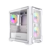 Корпус Powercase Mistral Micro X3W ARGB, Tempered Glass, 3x 120mm ARGB PWM Fan, белый, mATX  (CMMXW-A3)