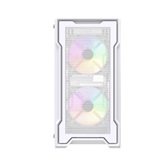 Корпус Powercase Mistral Micro X3W ARGB, Tempered Glass, 3x 120mm ARGB PWM Fan, белый, mATX  (CMMXW-A3)