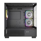 Корпус Powercase Vision Micro M3B, Tempered Glass, 3x 120mm ARGB PWM Fan, чёрный, mATX  (CVMMB-A3)
