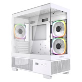 Корпус Powercase Vision Micro M3W, Tempered Glass, 3x 120mm ARGB PWM Fan, белый, mATX  (CVMMW-A3)
