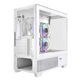 Корпус Powercase Vision Micro M3W, Tempered Glass, 3x 120mm ARGB PWM Fan, белый, mATX  (CVMMW-A3)