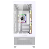 Корпус Powercase Vision Micro M3W, Tempered Glass, 3x 120mm ARGB PWM Fan, белый, mATX  (CVMMW-A3)