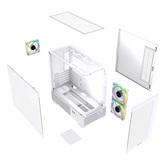 Корпус Powercase Vision Micro M3W, Tempered Glass, 3x 120mm ARGB PWM Fan, белый, mATX  (CVMMW-A3)