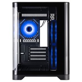 Корпус 1STPLAYER UVIEW UV5 ARGB Black / mATX / 3x120mm ARGB fans / UV5-BK-2FC7R-1FC7