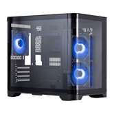 Корпус 1STPLAYER UVIEW UV5 ARGB Black / mATX / 3x120mm ARGB fans / UV5-BK-2FC7R-1FC7
