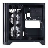Корпус 1STPLAYER UVIEW UV5 ARGB Black / mATX / 3x120mm ARGB fans / UV5-BK-2FC7R-1FC7