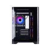 Корпус 1STPLAYER UVIEW UV5 ARGB Black / mATX / 3x120mm ARGB fans / UV5-BK-2FC7R-1FC7