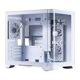 Корпус 1STPLAYER UVIEW UV5 ARGB White / mATX / 3x120mm ARGB fans / UV5-WH-2FC7R-W-1FC7-W