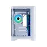 Корпус 1STPLAYER UVIEW UV5 ARGB White / mATX / 3x120mm ARGB fans / UV5-WH-2FC7R-W-1FC7-W