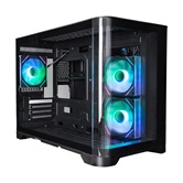 Корпус 1STPLAYER UVIEW UV6 ARGB Black / mATX / 3x120mm ARGB fans / UV6-BK-2FC7R-1FC7