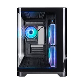 Корпус 1STPLAYER UVIEW UV6 ARGB Black / mATX / 3x120mm ARGB fans / UV6-BK-2FC7R-1FC7