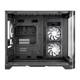 Корпус 1STPLAYER UVIEW UV6 ARGB Black / mATX / 3x120mm ARGB fans / UV6-BK-2FC7R-1FC7