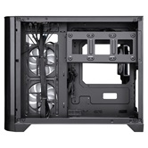 Корпус 1STPLAYER UVIEW UV6 ARGB Black / mATX / 3x120mm ARGB fans / UV6-BK-2FC7R-1FC7