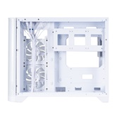 Корпус 1STPLAYER UVIEW UV6 ARGB White / mATX / 3x120mm ARGB fans / UV6-WH-2FC7R-W-1FC7-W