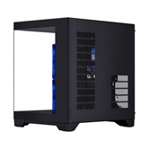 Корпус 1STPLAYER MEGAVIEW MV5-TP ARGB Black / mATX / 3x120mm ARGB fans / MV5-TP-BK-2FC7R-1FC7