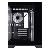 Корпус 1STPLAYER MEGAVIEW MV5-TP ARGB Black / mATX / 3x120mm ARGB fans / MV5-TP-BK-2FC7R-1FC7
