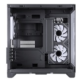 Корпус 1STPLAYER MEGAVIEW MV5-TP ARGB Black / mATX / 3x120mm ARGB fans / MV5-TP-BK-2FC7R-1FC7