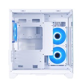 Корпус 1STPLAYER MEGAVIEW MV5-TP ARGB White / mATX / 3x120mm ARGB fans / MV5-TP-WH-2FC7R-W-1FC7-W
