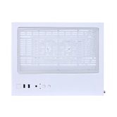 Корпус 1STPLAYER MEGAVIEW MV5-TP ARGB White / mATX / 3x120mm ARGB fans / MV5-TP-WH-2FC7R-W-1FC7-W