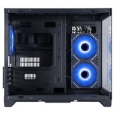 Корпус 1STPLAYER MEGAVIEW MV6-TP ARGB Black / mATX / 3x120mm ARGB fans / MV6-TP-BK-2FC7R-1FC7