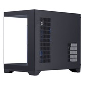 Корпус 1STPLAYER MEGAVIEW MV6-TP ARGB Black / mATX / 3x120mm ARGB fans / MV6-TP-BK-2FC7R-1FC7
