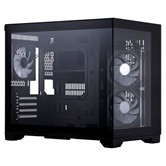 Корпус 1STPLAYER MEGAVIEW MV6-TP ARGB Black / mATX / 3x120mm ARGB fans / MV6-TP-BK-2FC7R-1FC7