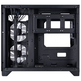 Корпус 1STPLAYER MEGAVIEW MV6-TP ARGB Black / mATX / 3x120mm ARGB fans / MV6-TP-BK-2FC7R-1FC7