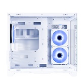 Корпус 1STPLAYER MEGAVIEW MV6-TP ARGB White / mATX / 3x120mm ARGB fans / MV6-TP-WH-2FC7R-W-1FC7-W