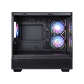 Корпус 1STPLAYER MIKU Mi5 ARGB Black / mATX / 3x120mm ARGB fans / Mi5-BK-2FC7R-1FC7