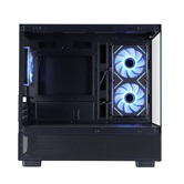 Корпус 1STPLAYER MIKU Mi5 ARGB Black / mATX / 3x120mm ARGB fans / Mi5-BK-2FC7R-1FC7