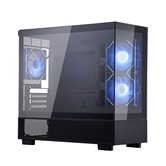 Корпус 1STPLAYER MIKU Mi5 ARGB Black / mATX / 3x120mm ARGB fans / Mi5-BK-2FC7R-1FC7