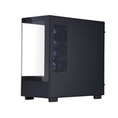 Корпус 1STPLAYER MIKU Mi5 ARGB Black / mATX / 3x120mm ARGB fans / Mi5-BK-2FC7R-1FC7