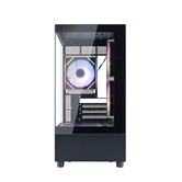 Корпус 1STPLAYER MIKU Mi5 ARGB Black / mATX / 3x120mm ARGB fans / Mi5-BK-2FC7R-1FC7
