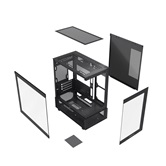 Корпус Powercase Vision Micro M2, Tempered Glass, чёрный, mATX  (CVMBM2-L0)
