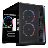 Корпус 1STPLAYER VT6 ARGB Black / mATX / 3x120mm ARGB fans / VT6-BK-3FS7