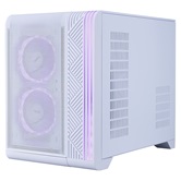 Корпус 1STPLAYER VT6 ARGB White / mATX / 3x120mm ARGB fans / VT6-WH-3FS7-W