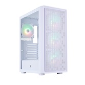 Корпус 1STPLAYER Go6 ARGB White / ATX / 4x120mm ARGB fans / Go6-WH-4F7-W