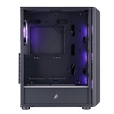 Корпус 1STPLAYER BULLET HUNTER H6 ARGB Black / ATX / 4x120mm ARGB fans / H6-BK-4F7