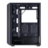 Корпус 1STPLAYER BULLET HUNTER H6 ARGB Black / ATX / 4x120mm ARGB fans / H6-BK-4F7