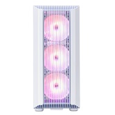 Корпус 1STPLAYER BULLET HUNTER H6 ARGB White / ATX / 4x120mm ARGB fans / H6-WH-4F7-W