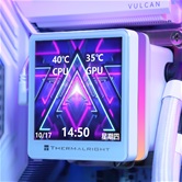 Система водяного охлаждения Thermalright Grand Vision 240 ARGB White / 2x120mm ARGB PWM Fans / TRGV240AW