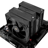 Кулер Thermalright Royal Pretor 130 Black LGA115X/1200/1700/1851/2011/2066 (1x120mm + 1x130mm PWM Fan, медное основание, 6 тепл. трубок 6мм) / TRRP130B