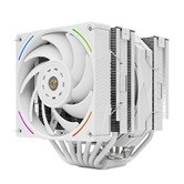 Кулер Thermalright Royal Pretor 130 Ultra White LGA115X/1200/1700/1851/2011/2066 (1x120mm ARGB + 1x130mm PWM Fan, медное основание, 7 тепл. трубок 6мм) / TRRP130UW